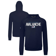 Colorado Avalanche Levelwear Mandate Carve Tri-Blend Pullover Hoodie - Navy | NHL online