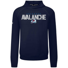 Colorado Avalanche Levelwear Mandate Carve Tri-Blend Pullover Hoodie - Navy | NHL online