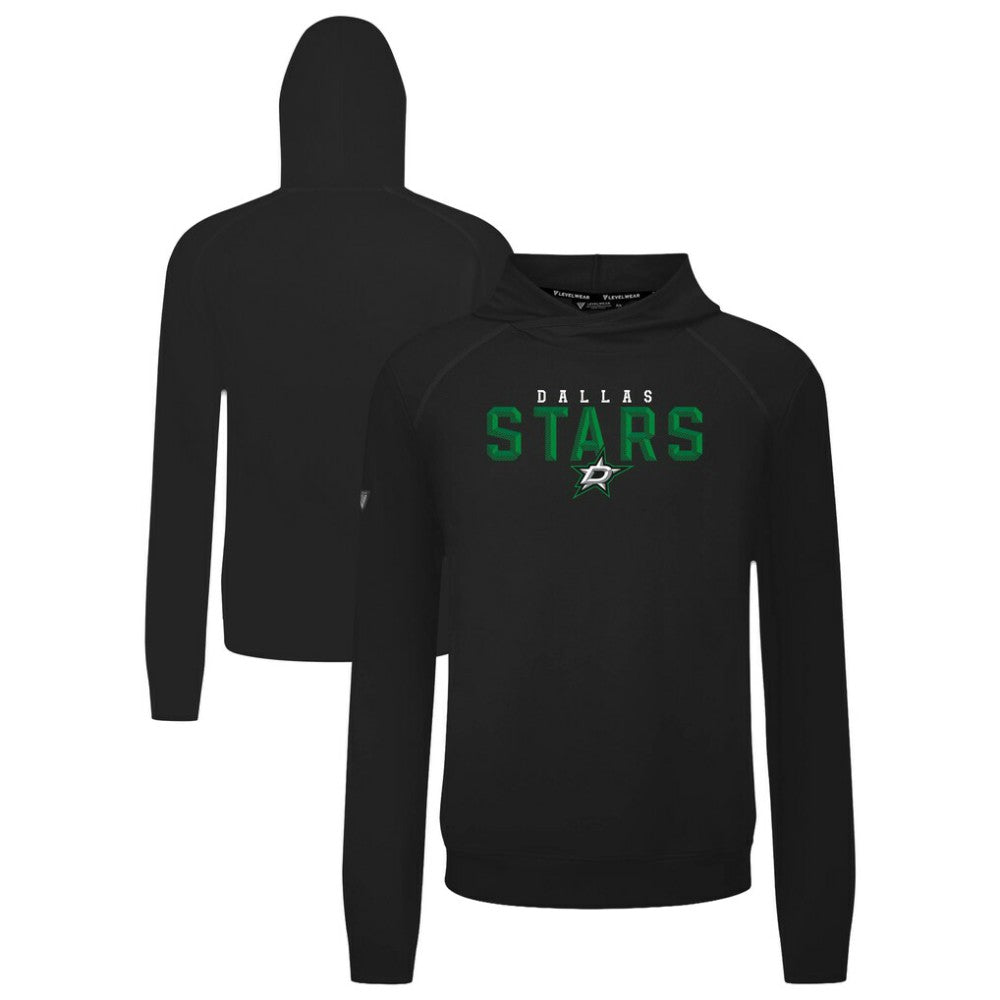 Dallas Stars Levelwear Mandate Carve Tri-Blend Pullover Hoodie - Black | NHL discount