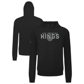 Los Angeles Kings Levelwear Mandate Carve Tri-Blend Pullover Hoodie - Black | NHL near me
