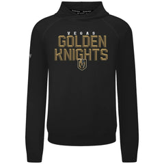 Vegas Golden Knights Levelwear Mandate Carve Tri-Blend Pullover Hoodie - Black | NHL Clearance