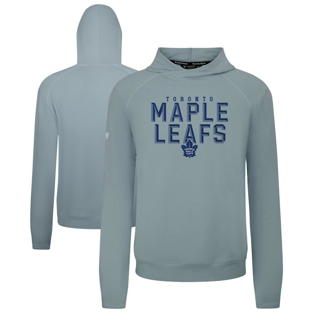 Toronto Maple Leafs Levelwear Mandate Carve Tri-Blend Pullover Hoodie - Gray | NHL discount