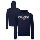 Montreal Canadiens Levelwear Mandate Carve Tri-Blend Pullover Hoodie - Navy | NHL sale