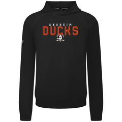 Anaheim Ducks Levelwear Mandate Carve Tri-Blend Pullover Hoodie - Black | NHL Lifestyle
