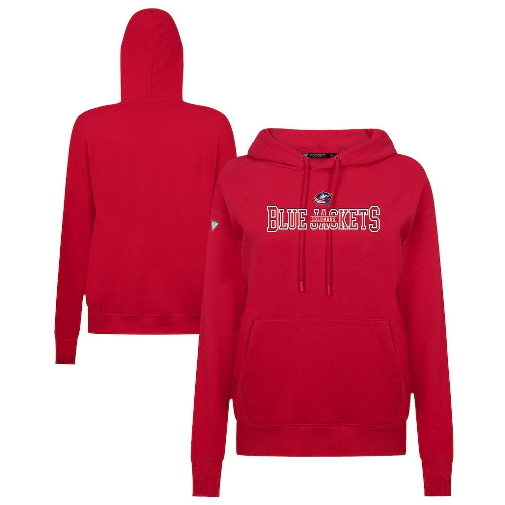 Columbus Blue Jackets Levelwear Women's Adorn Journey Pullover Hoodie - Red | NHL sale