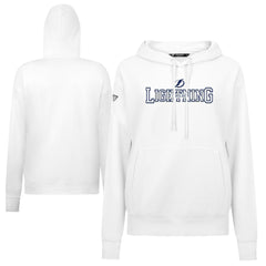 Tampa Bay Lightning Levelwear Women's Adorn Journey Pullover Hoodie - White | NHL online