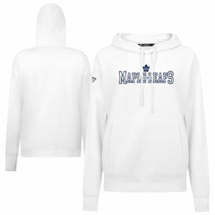 Toronto Maple Leafs Levelwear Women's Adorn Journey Pullover Hoodie - White | NHL Lifestyle