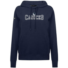 Vancouver Canucks Levelwear Women's Adorn Journey Pullover Hoodie - Navy | NHL Lifestyle