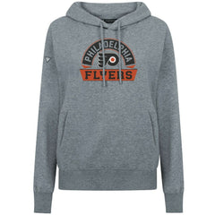 Philadelphia Flyers Levelwear Women's Adorn Banner Arch Pullover Hoodie - Gray | NHL near me