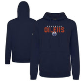Edmonton Oilers Levelwear Podium Carve Pullover Hoodie - Navy | NHL Lifestyle