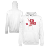 Detroit Red Wings Levelwear Podium Carve Pullover Hoodie - White | NHL sale