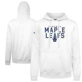 Toronto Maple Leafs Levelwear Podium Carve Pullover Hoodie - White | NHL Lifestyle