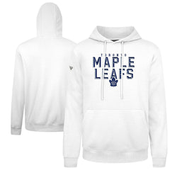 Toronto Maple Leafs Levelwear Podium Carve Pullover Hoodie - White | NHL Lifestyle