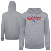 New York Rangers Levelwear Podium Carve Pullover Hoodie - Gray | NHL near me