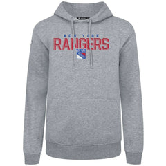 New York Rangers Levelwear Podium Carve Pullover Hoodie - Gray | NHL near me
