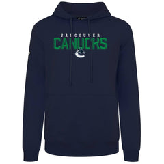 Vancouver Canucks Levelwear Podium Carve Pullover Hoodie - Navy | NHL near me