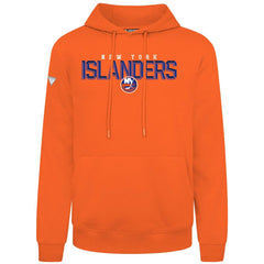 New York Islanders Levelwear Podium Carve Pullover Hoodie - Orange | NHL discount