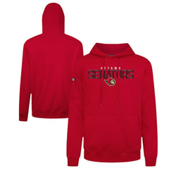 Ottawa Senators Levelwear Podium Carve Pullover Hoodie - Red | NHL near me