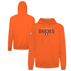 Anaheim Ducks Levelwear Podium Carve Pullover Hoodie - Orange | NHL Lifestyle