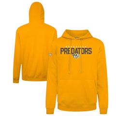 Nashville Predators Levelwear Podium Carve Pullover Hoodie - Gold | NHL Clearance