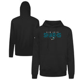 San Jose Sharks Levelwear Podium Carve Pullover Hoodie - Black | NHL on sale