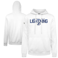 Tampa Bay Lightning Levelwear Podium Carve Pullover Hoodie - White | NHL on sale