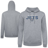 Winnipeg Jets Levelwear Podium Carve Pullover Hoodie - Gray | NHL Clearance
