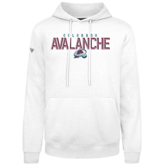 Colorado Avalanche Levelwear Podium Carve Pullover Hoodie - White | NHL sale
