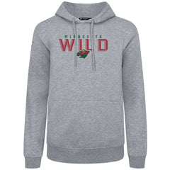 Minnesota Wild Levelwear Podium Carve Pullover Hoodie - Gray | NHL near me