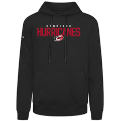 Carolina Hurricanes Levelwear Podium Carve Pullover Hoodie - Black | NHL Lifestyle