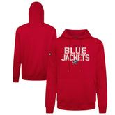 Columbus Blue Jackets Levelwear Podium Carve Pullover Hoodie - Red | NHL sale