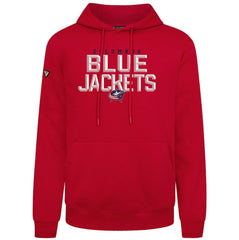 Columbus Blue Jackets Levelwear Podium Carve Pullover Hoodie - Red | NHL sale
