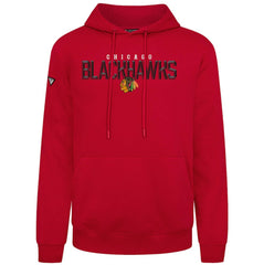 Chicago Blackhawks Levelwear Podium Carve Pullover Hoodie - Red | NHL sale