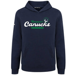 Vancouver Canucks Levelwear Youth Podium Monument Pullover Hoodie - Navy | NHL sale