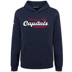 Washington Capitals Levelwear Youth Podium Monument Pullover Hoodie - Navy | NHL Lifestyle