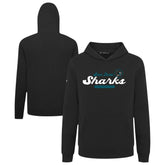 San Jose Sharks Levelwear Youth Podium Monument Pullover Hoodie - Black | NHL Clearance