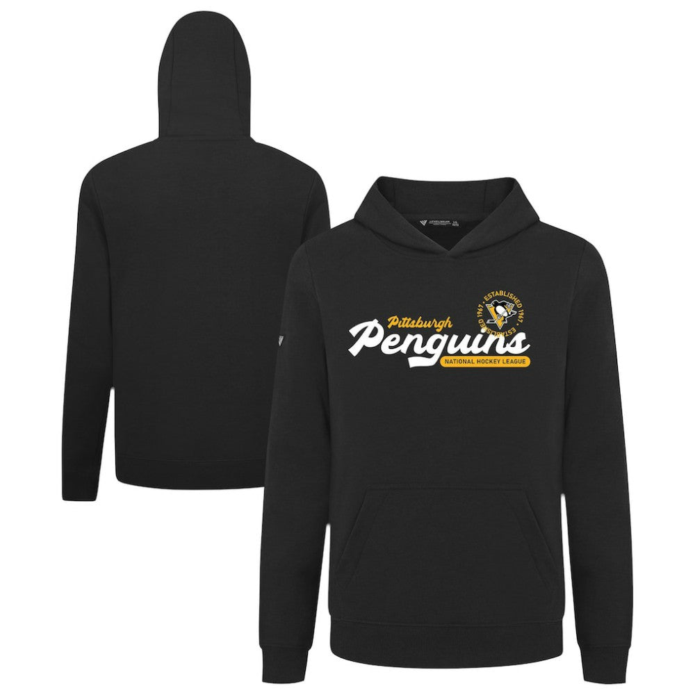 Pittsburgh Penguins Levelwear Youth Podium Monument Pullover Hoodie - Black | NHL sale