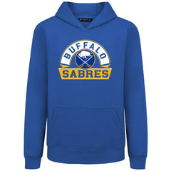 Buffalo Sabres Levelwear Youth Podium Banner Arch Pullover Hoodie - Royal | NHL on sale