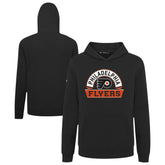 Philadelphia Flyers Levelwear Youth Podium Banner Arch Pullover Hoodie - Black | NHL Clearance