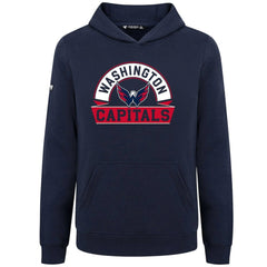 Washington Capitals Levelwear Youth Podium Banner Arch Pullover Hoodie - Navy | NHL on sale