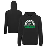 Dallas Stars Levelwear Youth Podium Banner Arch Pullover Hoodie - Black | NHL Lifestyle