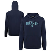 Seattle Kraken Levelwear Youth Podium Carve Pullover Hoodie - Navy | NHL sale