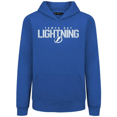 Tampa Bay Lightning Levelwear Youth Podium Carve Pullover Hoodie - Royal | NHL Clearance