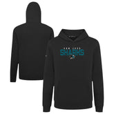 San Jose Sharks Levelwear Youth Podium Carve Pullover Hoodie - Black | NHL online
