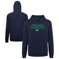 Vancouver Canucks Levelwear Youth Podium Carve Pullover Hoodie - Navy | NHL online