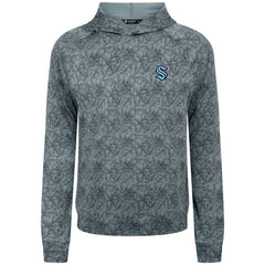 Seattle Kraken Levelwear Albatross Raglan Pullover Hoodie - Gray | NHL on sale
