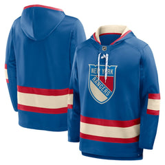 New York Rangers Fanatics 2026 NHL Winter Classic Lace Collar Hoodie - Blue | Fanatics Lifestyle