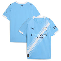 Puma - Manchester City Youth 2025/26 Home Replica Jersey - Sky Blue