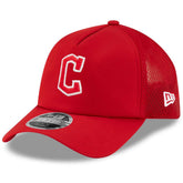 Cleveland Guardians New Era 2026 Batting Practice Apex 9FORTY Adjustable Trucker Hat Online