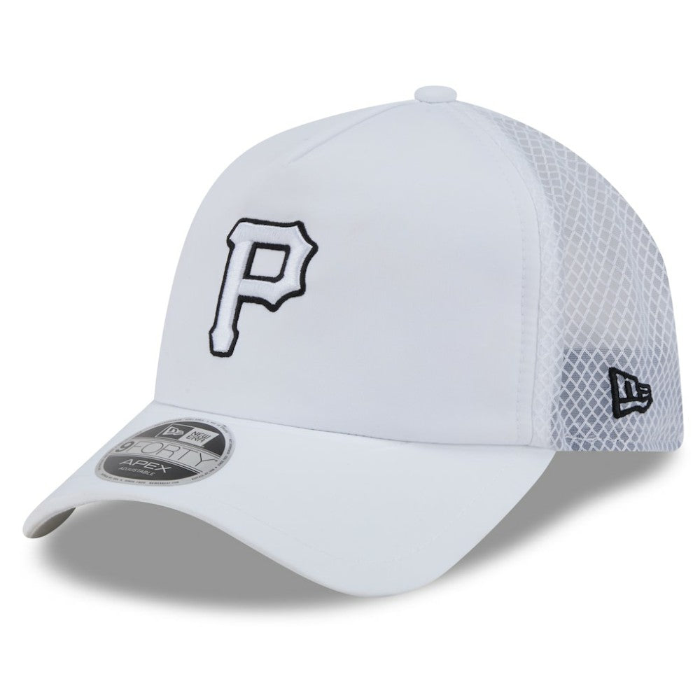 Pittsburgh Pirates New Era 2026 Batting Practice Apex 9FORTY Adjustable Trucker Hat Near Me